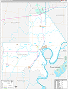 New Madrid Wall Map Premium Style